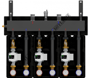 Zestaw DX 111 z pompami Wilo Yonos Para 25/6