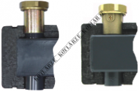 Łącznik DN 1 1/4" x 2" z mosiężną nakrętką, z zaworem zwrotnym dla grup SMT, SMTC