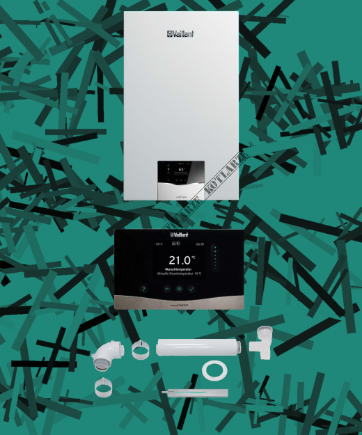 PAKIET KOCIOŁ KONDENSACYJNY 2-F VCW 26CS/1-5 + SENSOCOMFORT 720 + SPS SZ