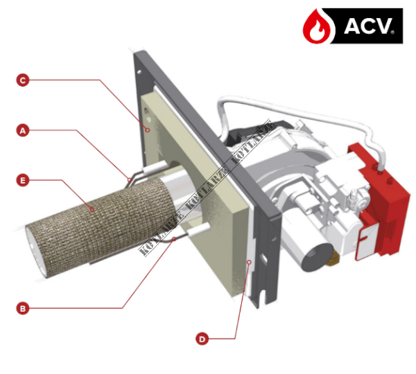 ACV Delta 25 - palnik gazowy BG 2000 S 25