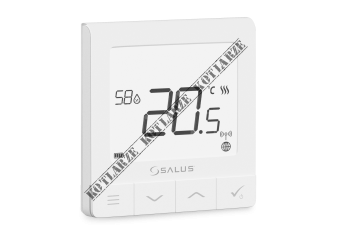 SQ610RF  Regulator temperatury z czujnikiem wilgotności, akumulatorowy