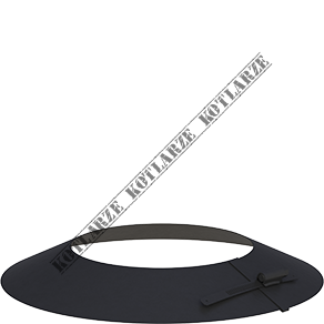 Jeremias DW-BLACK - Kołnierz Ø150mm lakierowany na czarno