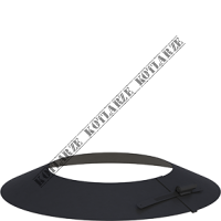 Jeremias DW-BLACK - Kołnierz Ø150mm lakierowany na czarno