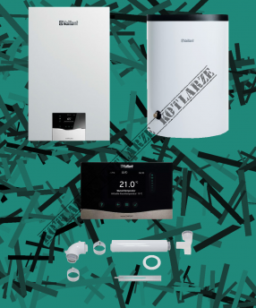 PAKIET KOCIOŁ KONDENSACYJNY 1-F VC 15CS/1-5 + VIH R 150/6 B + SENSOCOMFORT 720 + SPS SZ