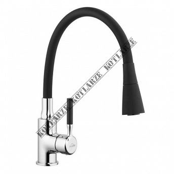 BATERIA ZLEW POGO INV TREND Z RUCH, 2F WYL, CZARNA