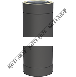 Jeremias DW-BLACK - Rura dł. 1000mm Ø180mm lakierowana na czarno
