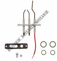 Brötje Heizung - płytka elektrod kotłów Brotje 14-110kW Kondensacyjnych (stalowa rura palnika, bez evo)