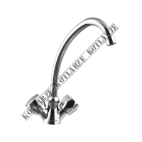 BATERIA UMYWALKOWO-ZLEWOZMYWAKOWA MODENA Z WYLEWKĄ "ST" 15 CM