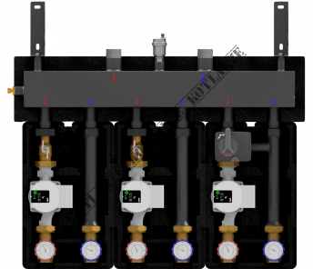 Zestaw DX 112 z pompami Grundfos UPM3S Auto 25-60