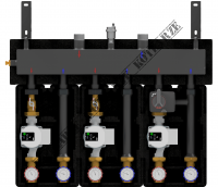 Zestaw DX 112 z pompami Grundfos UPM3S Auto 25-60