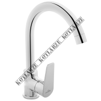 BATERIA ZLEWOZMYWAKOWA Z WYLEWKĄ "L" KOLOR CHROM