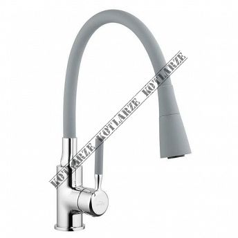 BATERIA ZLEW POGO INV TREND Z RUCH, 2F WYL, SZARA