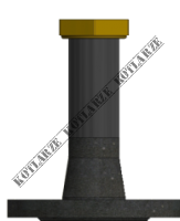 Łącznik DN 50 (kołnierz) x 1 1/4” (nakrętka G 2”) 