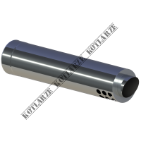 Jeremias Zakończenie poziome systemu TWIN długość 750 mm płaszcz zewnętrzny wysoki połysk 360-TWIN 360 080/125