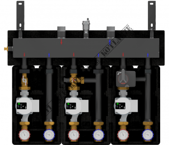 Zestaw DX 132 z pompami Grundfos UPM3S Auto 25-60
