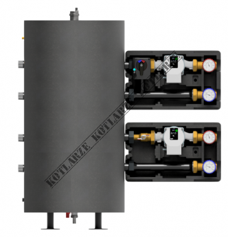 Zestaw DUO-ZONER 45/1P z pompami Grundfos UPM3S Auto 25-60