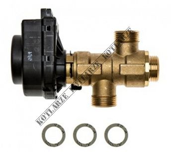 Brötje Heizung - zawór trójdrogowy z siłownikiem do WGB-M / WHBK / WHBS / WBS / BBK(EVO) / BBS(EVO) / BSK (NIE DO X.1)