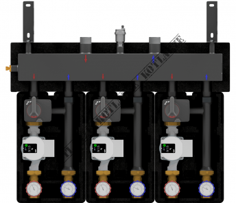 Zestaw DX 223 z pompami Grundfos UPM3S Auto 25-60