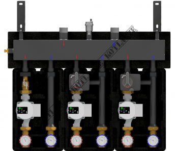 Zestaw DX 122 z pompami Grundfos UPM3S Auto 25-60