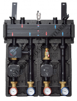 Zestaw  DX1 z pompami Grundfos UPM3S Auto 25-60