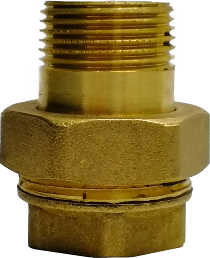 ŚRUBUNEK MOSIĄDZ 1/2" ORING