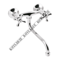 BATERIA UMYWALKOWO-ZLEWOZMYWAKOWA ROMA Z WYLEWKĄ "S" 16 CM