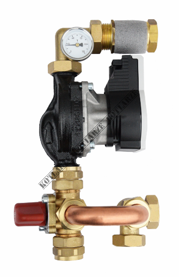 Grupa mieszająco – pompowa M-SMT – DN20 z pompą Grundfos UPM3 Auto L 15-70 130