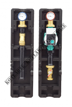 Grupa pompowa D-SA 250 – DN 32 (1 1/4”) z izolacją, z pompą Grundfos UPM3 Auto 32-70