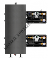 Zestaw DUO-ZONER 70/1P z pompami Wilo Yonos Para 25/6