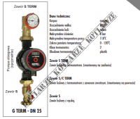 Grupa G TERM – DN 25 (1”), z pompą Grundfos UPM 3 Auto L 25-70
