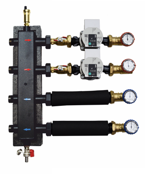 MIX P4 z pompami Grundfos UPM3 Auto L 25-70