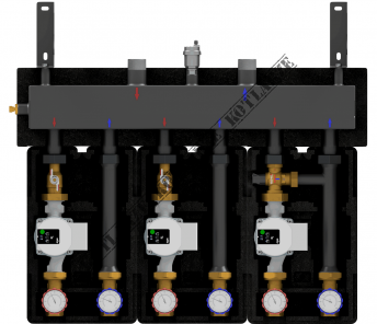 Zestaw DX 113 z pompami Wilo Yonos Para 25/6