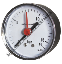 Manometr 0-10 bar z przyłączem dolnym do filtrów samoczyszczących FSV
