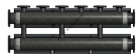 Rozdzielacz C 2 150 3 F – DN 100 trzyobwodowy z izolacją