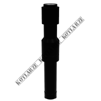 Jeremias Zakończenie pionowe systemu TWIN długość 930 mm, czarne do montażu z TWIN-P361 TWIN 36B0 060/100