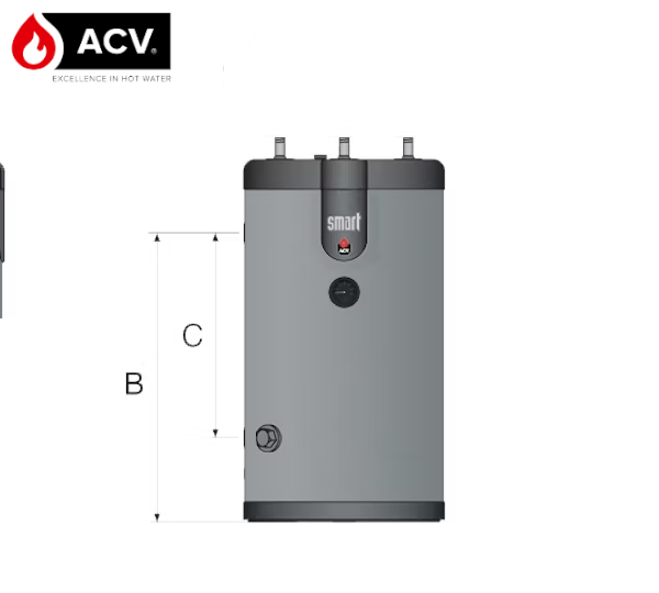 Wymiary ACV Smart - bok