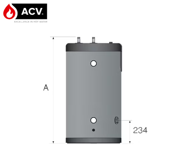 Wymiary ACV Smart- przód