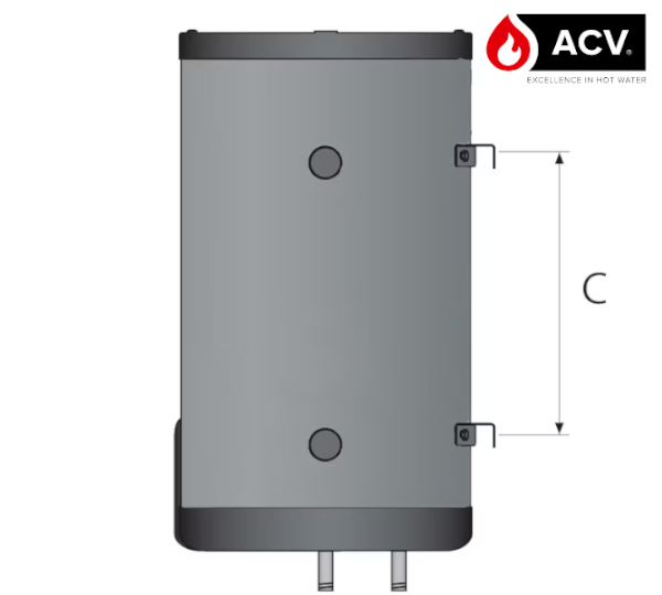 Wymiary ACV Smart - bok