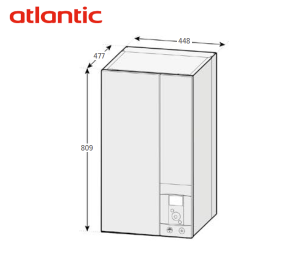 Wymiary Atlantic Excelia AI TRI HP