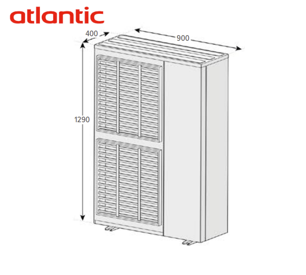 Wymiary Atlantic Excelia AI TRI HP