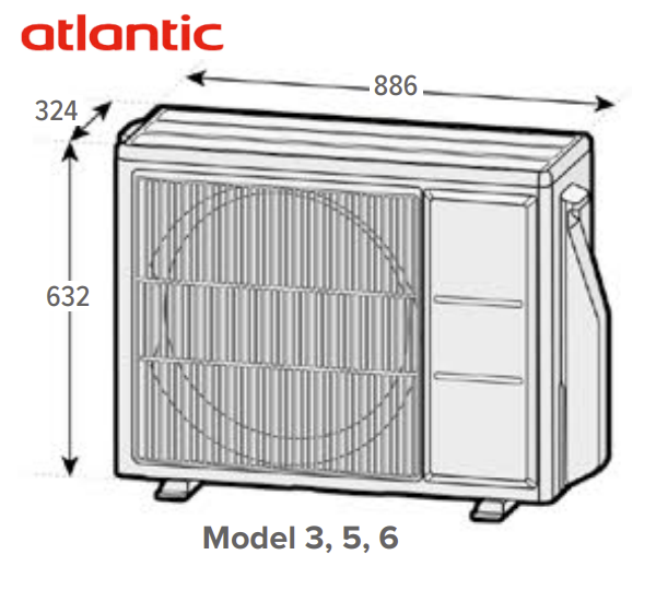 Wymiary Atlantic Extensa AI R32