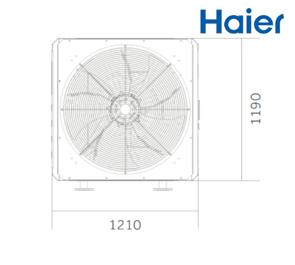 Wymiary Haier Super Clima CA0070HANH