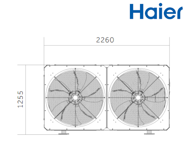 Wymiary Haier Super Clima CA0070HANH